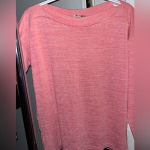LOFT - Pink Boatneck Tunic Sweater Size XS